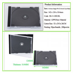 10.4mm CD Jewel Case