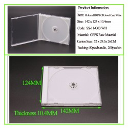 10.4mm CD Jewel Case