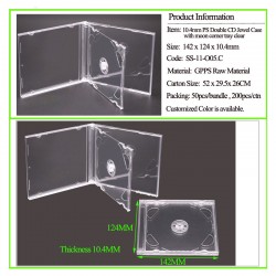 10.4mm 2-CD Jewel Case