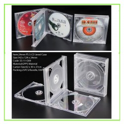 24mm PS 3-CD Jewel Case