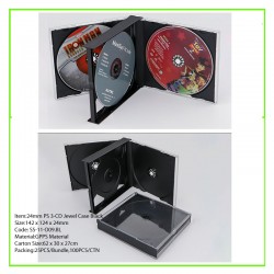24mm PS 3-CD Jewel Case Black