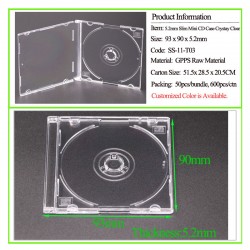 5.2mm Slim Mini CD Case...