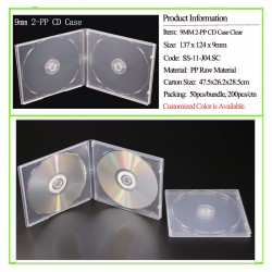 9mm 2-PP CD Case