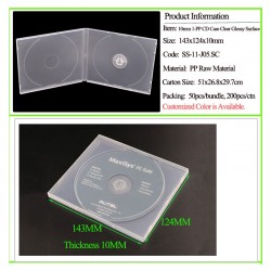 10mm 1-PP CD Case