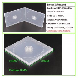10mm 2-PP CD Case