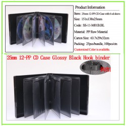 25mm black multi 12-CD pp...