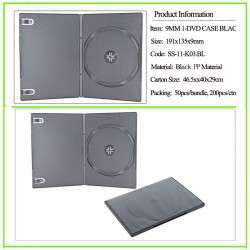 9mm 1-DVD Case Black