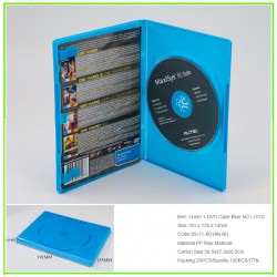 14mm 1-DVD Case Blue NO LOGO