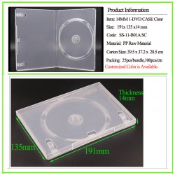 14mm 1-DVD Case Clear