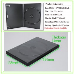14mm 1-DVD Case Black