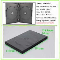 14mm 2-DVD Case Black