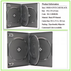 14mm 4-DVD Case Black