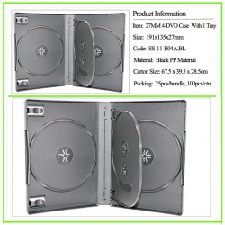 27mm 4-DVD Case Black