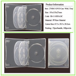 27mm 5-DVD Case Super Clear