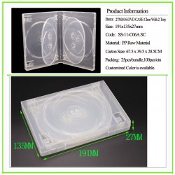 27mm 6-DVD Case Super Clear