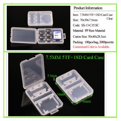 5 TF + 1 SD Card Case