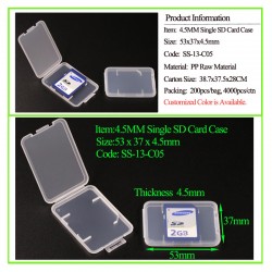 SD Card Case 4,5 mm