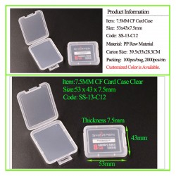 CF Card Case 7,5 mm