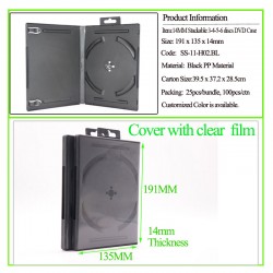14mm Stackable 6 DVD Case
