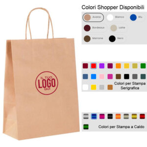 Shopper in carta Kraft Sealing