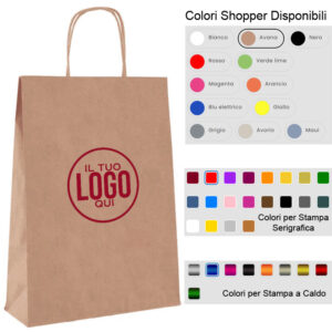 Shopper in Carta Kraft