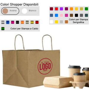 Shopper Take Away in Carta Kraft