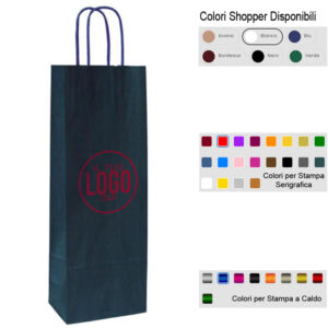 Shopper Carta Kraft Millerighe Sealing